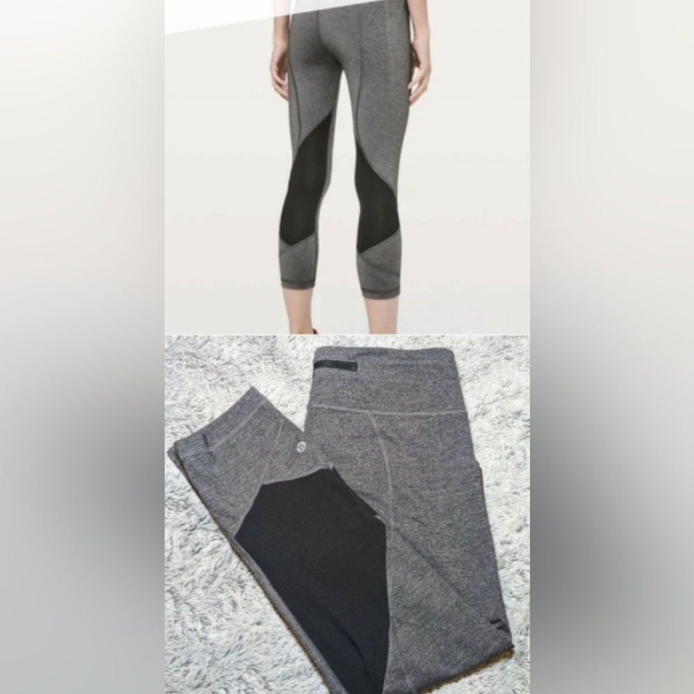 Lululemon Pace Rival Leggings Sz 6 Gray